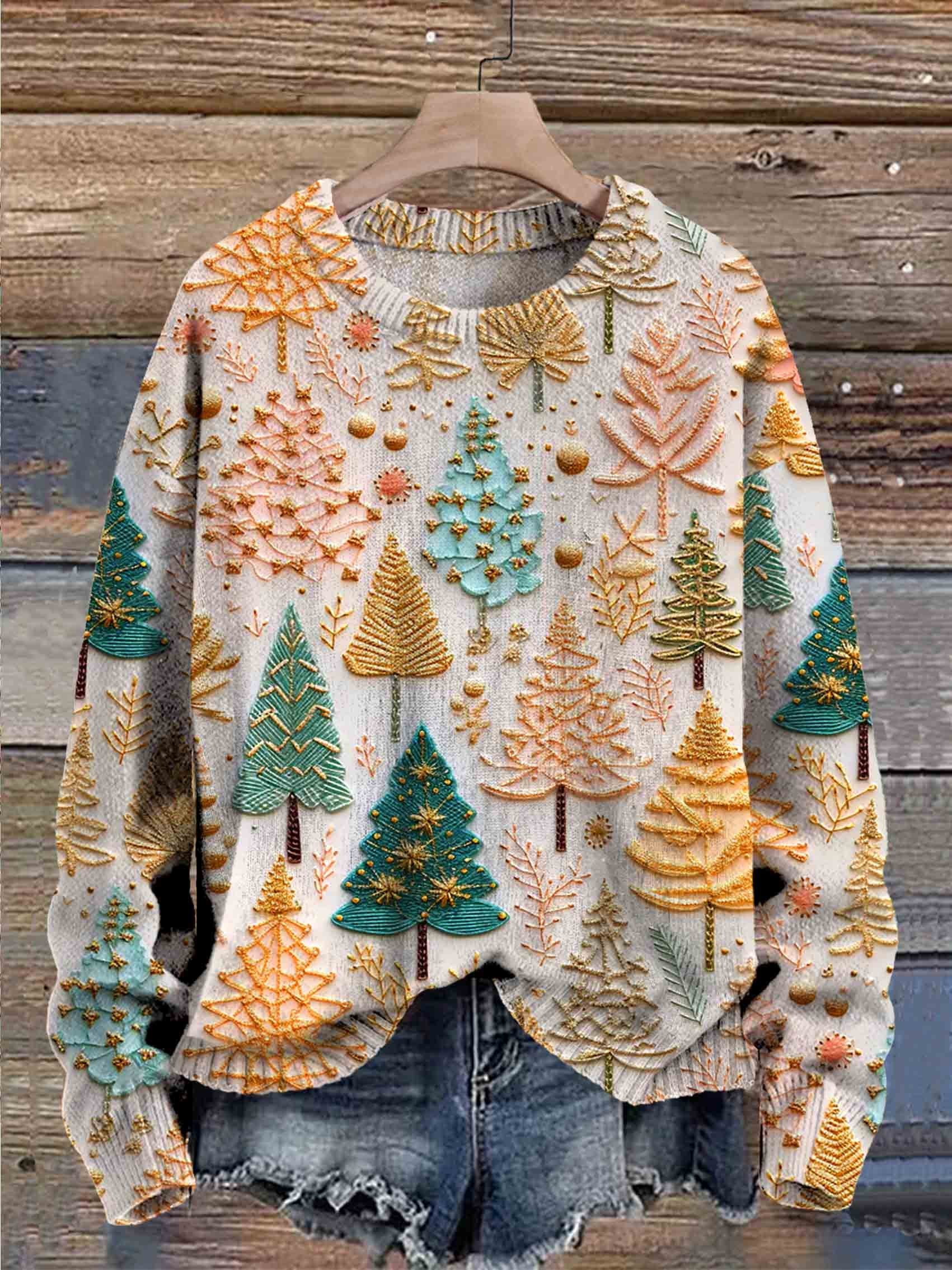 | Knitted sweater for women