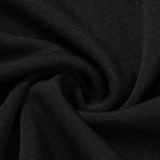 Long flared sleeve solid off shoulder ruched mini dress