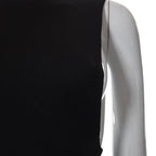 Round neck hollow out sleeveless mini dress