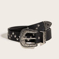 Star PU leather adjustable belt  | Festival Outfits Women