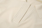Solid Short sleeve V Neck open back Dress