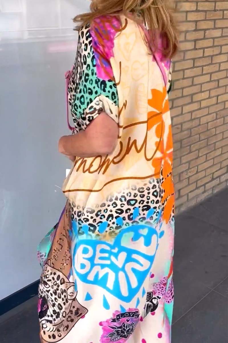 | Casual Dress in Leopard Print