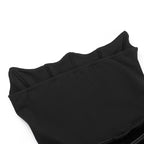 Ruched solid tube backless bustier mini dress  | Festival Outfits Women
