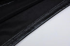 Sleeveless solid PU leather self tie backless mini dress