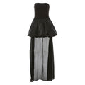 Ruched solid backless tube mini dress  | Festival Outfits Women