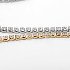 Cross pendant rhinestone necklace