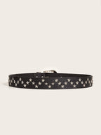 Star PU leather adjustable belt  | Festival Outfits Women
