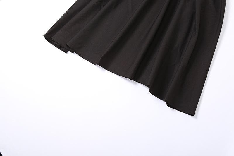 Solid long sleeve zip-up ruffle midi dress