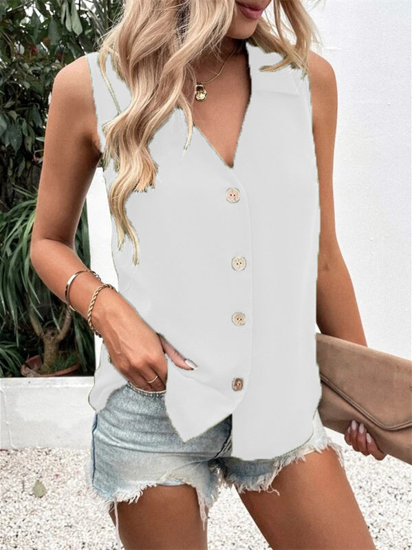 Solid Color 3D Pleated Spaghetti Strap Tank Top