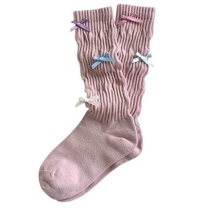 Sweet Dress Code Bow Socks