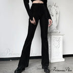 Knit Denim Three Pocket Casual Cargo Women's Wear Waist Pants