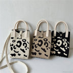 Knitted Mobile Phone Mini Fashion Crossbody Handbag