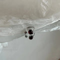 Kpop Y2K Crystal Star Gothic Ring