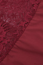 Lace Off Shoulder Elegant Bodycon Maxi Dress