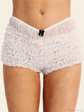 Lace Ruched Bodycon Short
