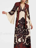 Red Lace Single-breasted Dress
