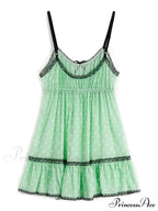 Lace Trim Graceful Floral Mini Dress