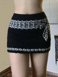 Lace Trim Mermaid Antique Skirt