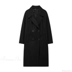 Lace-Up Mao Collar Big Lapel Overcoat