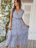 Cielo Minimalist Floral Country House Style Party Dress Chic Silhouette Collection