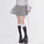 Lantern Puffball Elastic Skirt