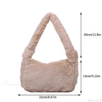 Large Capacity PU Leather Shoulder Bag