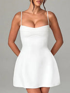Laura Off Shoulder Backless Mini Dress