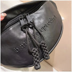 Leather Chest Bag for Women Crossbody