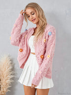 Leopard Print Button Cardigan