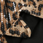 Leopard Sequins Party Club Short