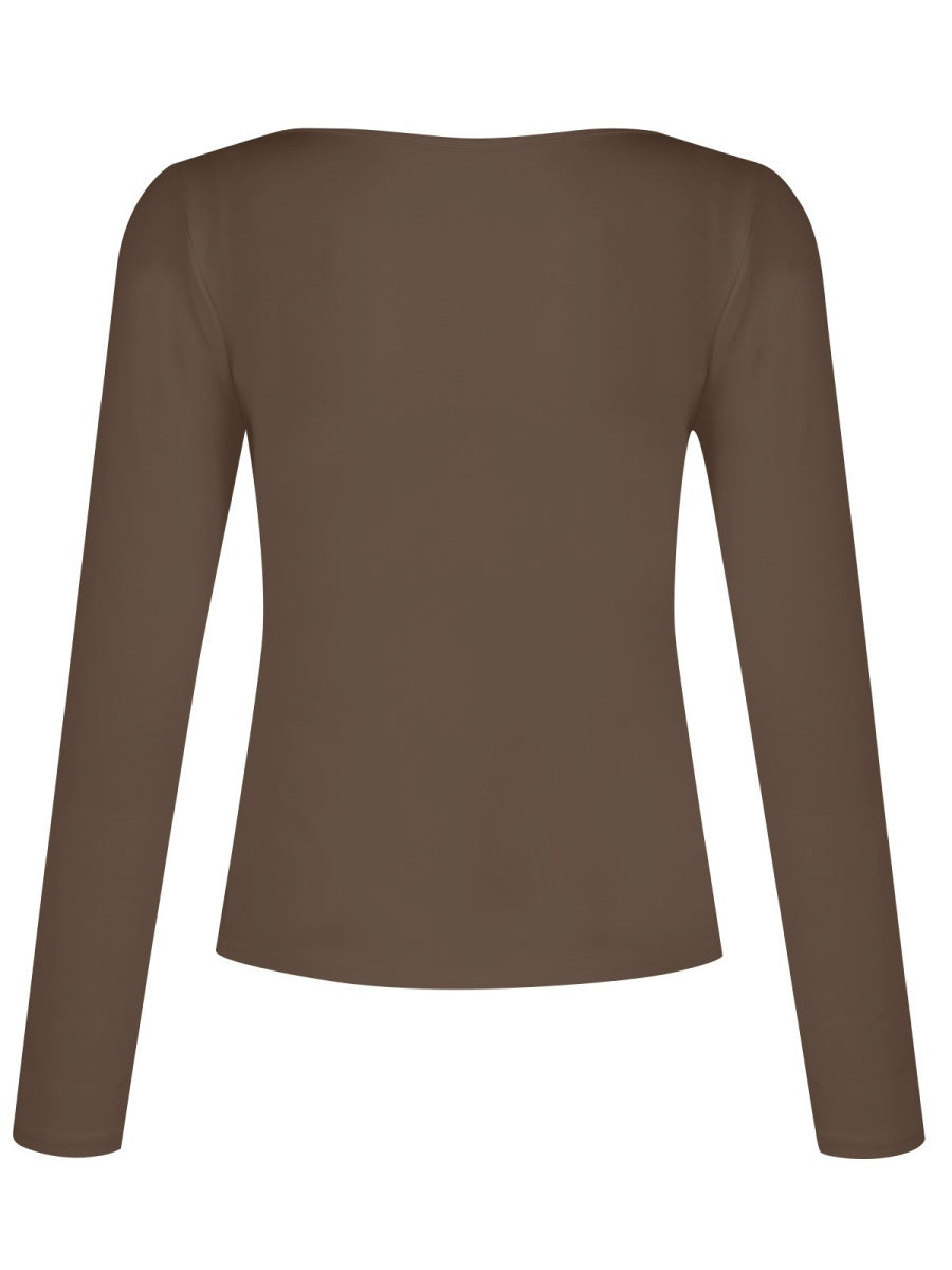 Liber Autumn Women's Ice cream color Color matching T-shirts