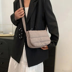 Lightweight Solid Color Cotton Casual Crossbody
