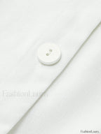 Linen Blends Button Up Tank Top