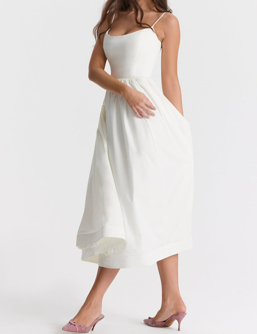 Zoe Minimalist Sleeveless Dress Elevated Occasion Wear