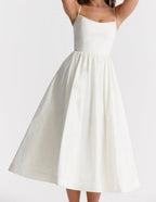 Zoe Minimalist Sleeveless Dress Elevated Occasion Wear