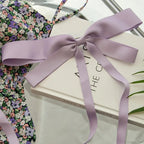 Long Ribbon Bow Back Head Headdress - Hair Accessory