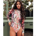 Long Sleeve Hollow Out Skirt One Piece