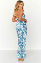 Guadalupe Elevated Printed Maxi Tube Dress with Knot Detail Premium Wardrobe Essential