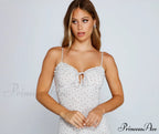 Love At First Bloom Graceful Ditsy Floral Mini Dress