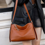 Luxury Genuine Leather Versatile Shoulder Hobo Bag