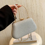 Luxury High Design Evening Glitter Wedding Clutch Handbag