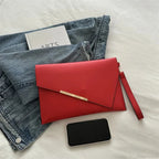 Luxury PU Leather Designer Wristlet