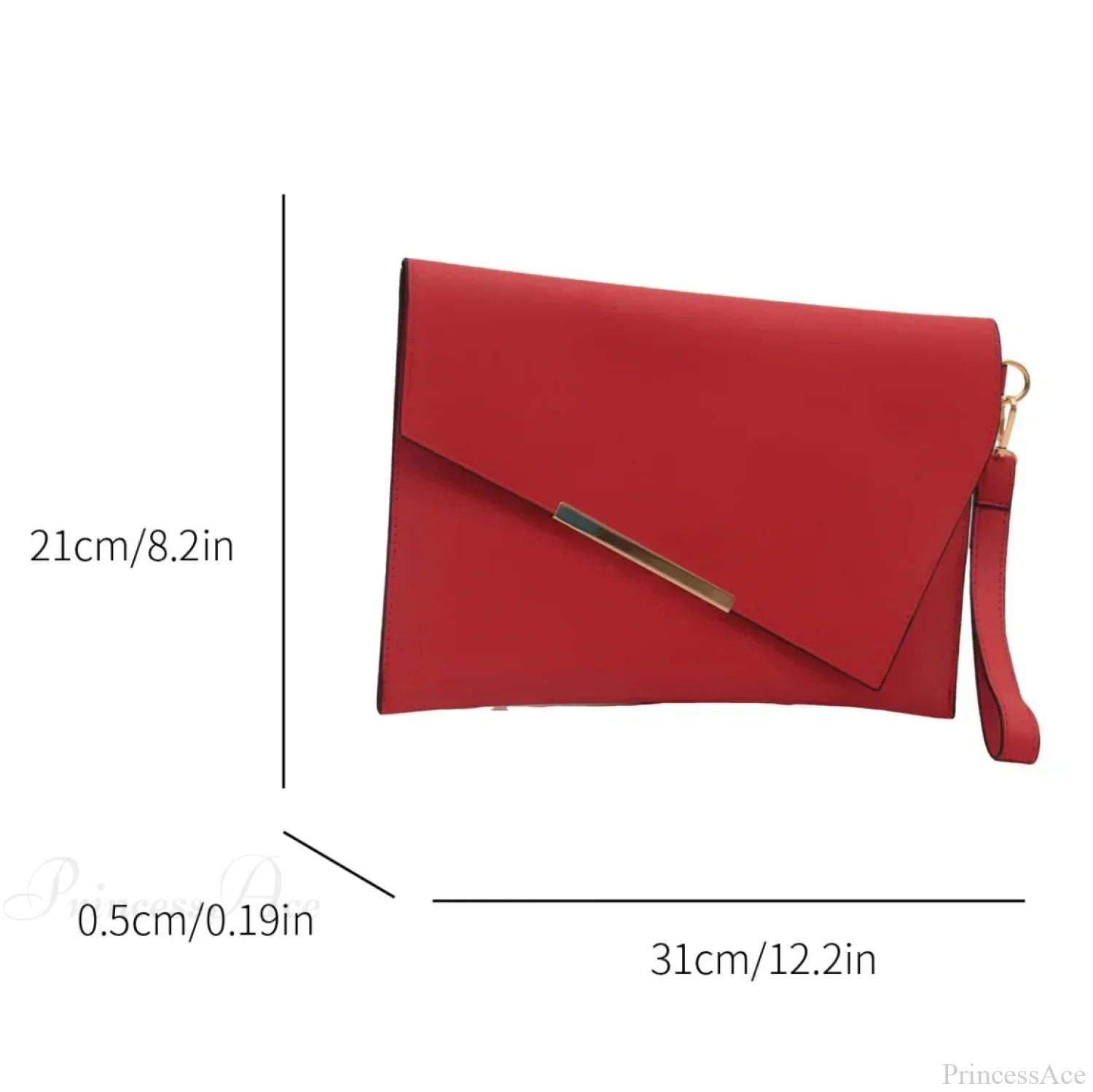 Luxury PU Leather Designer Wristlet