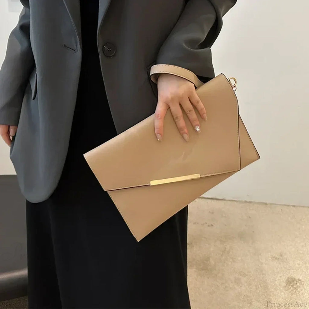 Luxury PU Leather Designer Wristlet