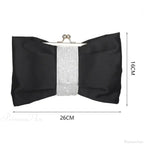 Luxury Rhinestone Bow Evening Clutch Bag