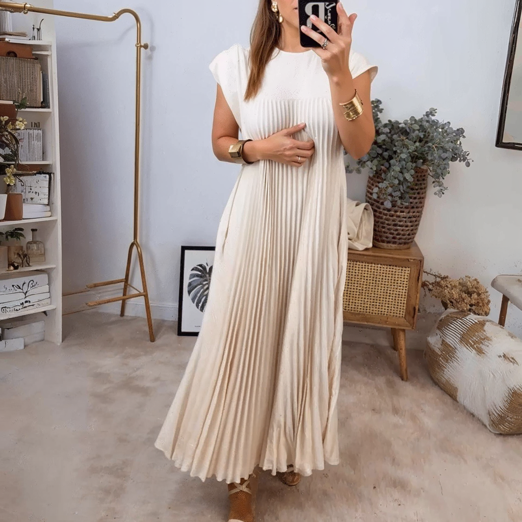 Sabrina | Pleated Dress