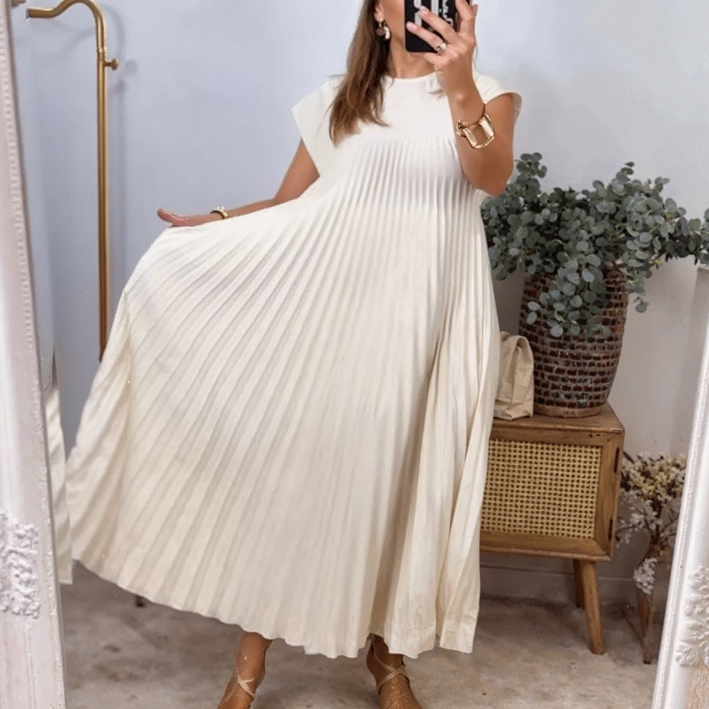 Sabrina | Pleated Dress
