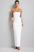 Gerald Plunge Backless Butterfly Maxi Dress
