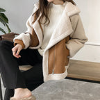 | Women's Soft Faux Shearling Oversized Coat