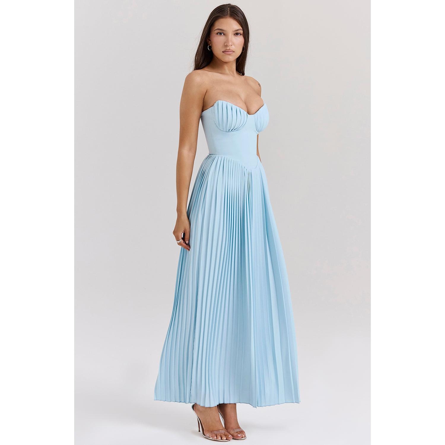 Alma Premium Long Dress with Corset Chic Silhouette Collection